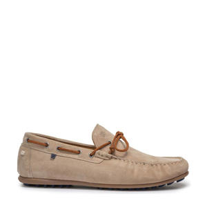  De Drijver 01.07 suède mocassins lichtbruin