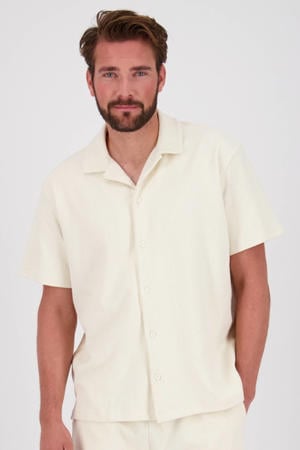 casual overhemd beige