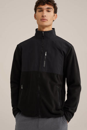 fleecevest zwart