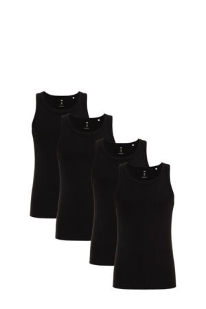 hemd (set van 4) zwart
