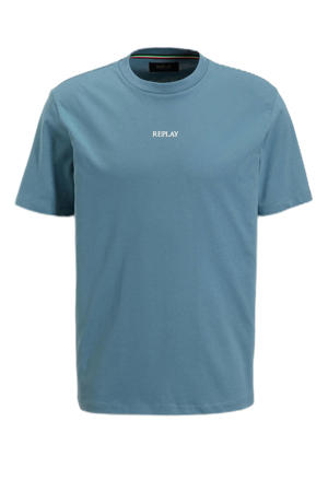 regular fit t-shirt blauw
