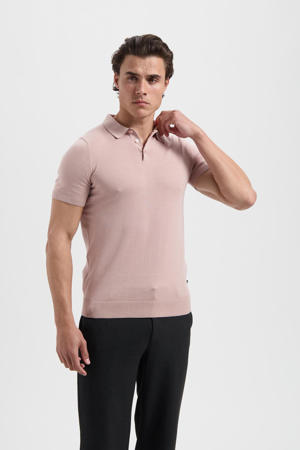 polo gebreid roze