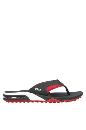 Fanning Pregame  teenslippers zwart/rood