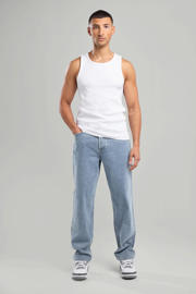 thumbnail: America Today Dallas loose fit jeans medium blue