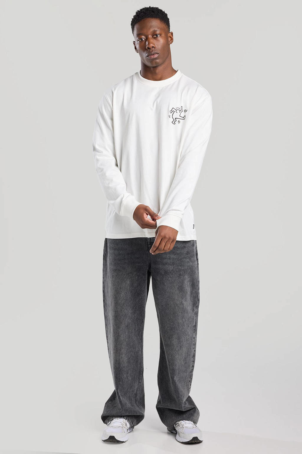 America Today longsleeve wit