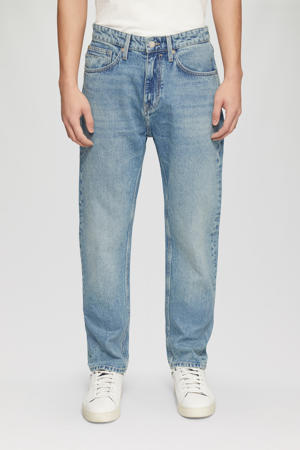 straight leg jeans light blue denim