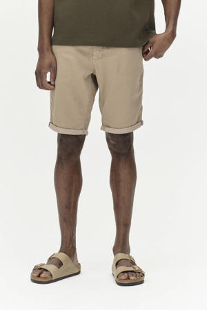 regular denim short lichtbruin