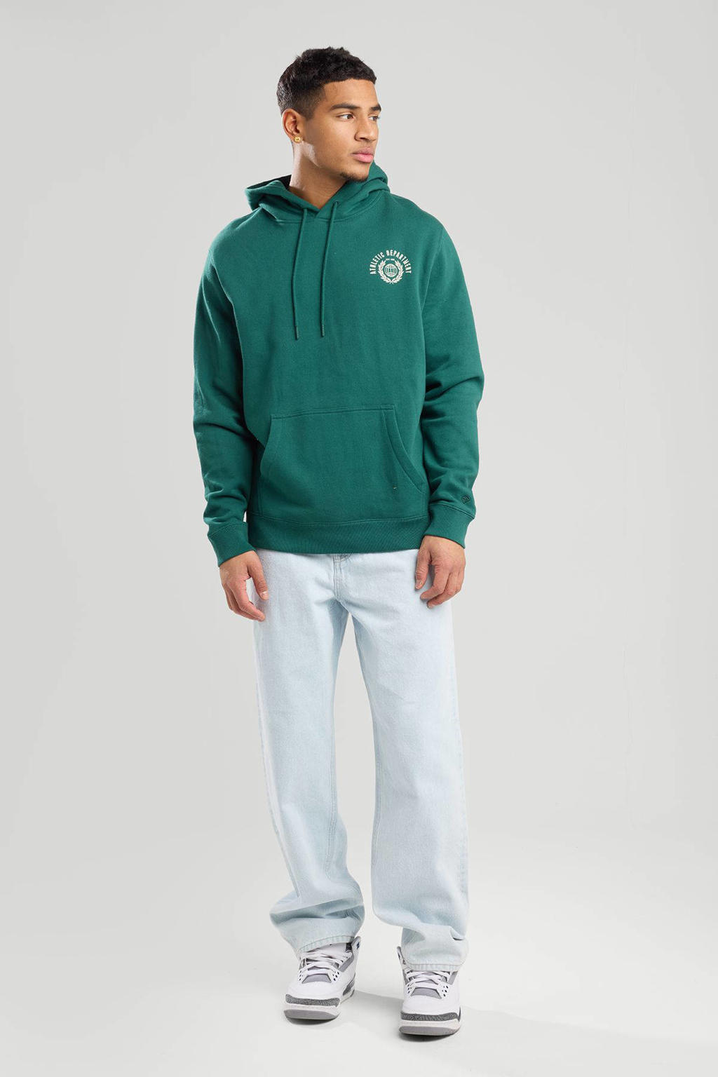 America Today hoodie donkergroen
