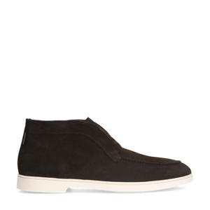   suède enkelboots bruin