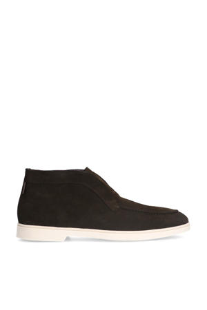   suède enkelboots bruin