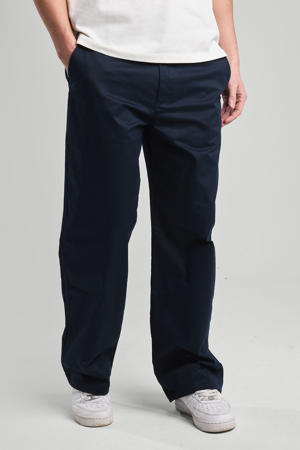 loose chino blauw