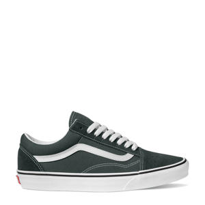 Old Skool Color Theory sneakers donkergroen/wit