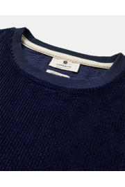 thumbnail: Anerkjendt corduroy T-shirt donkerblauw