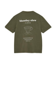 thumbnail: Anerkjendt T-shirt olijfgroen