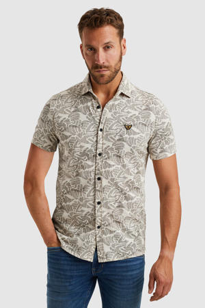 casual overhemd beige