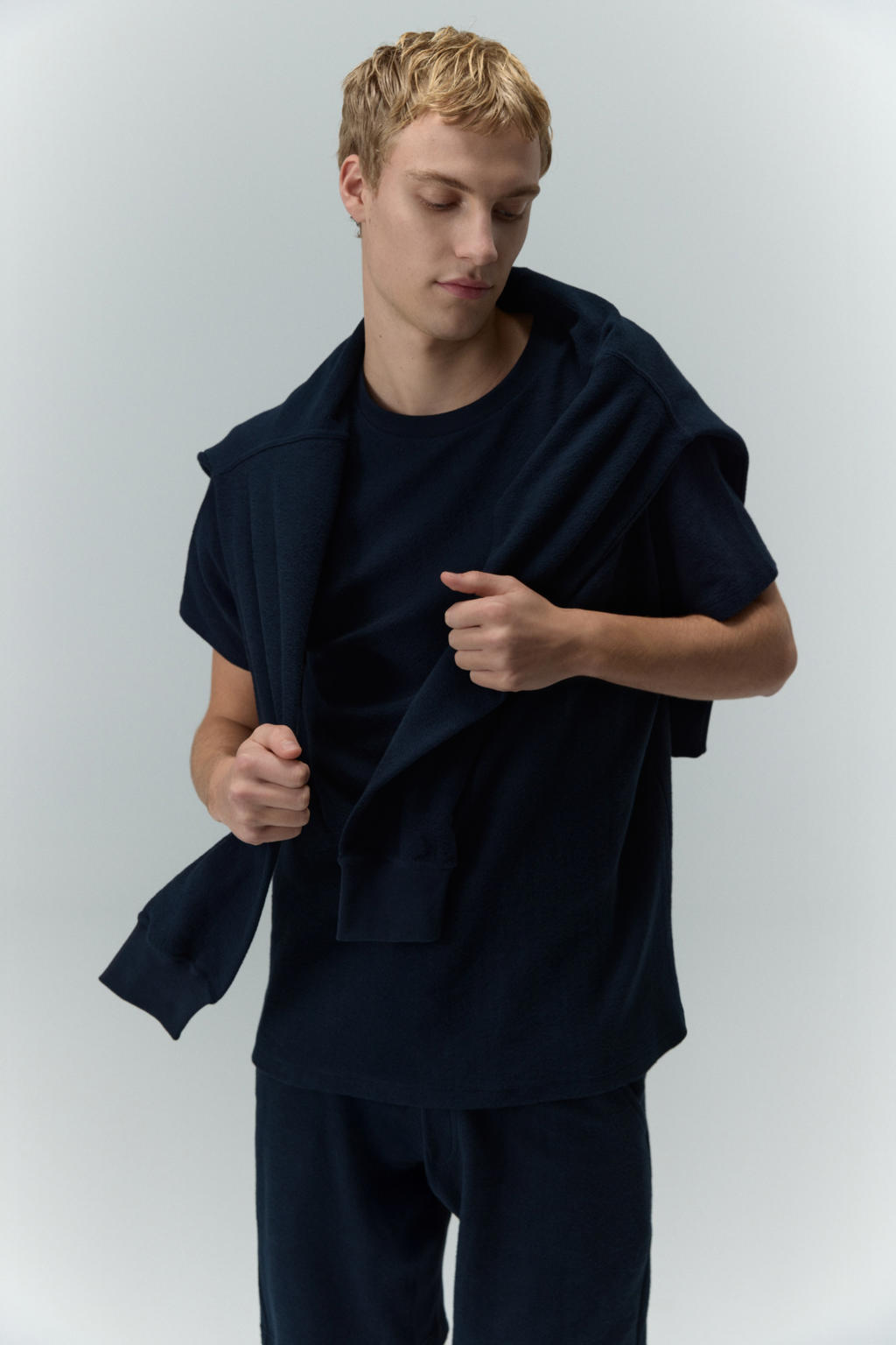 Airforce sweater donkerblauw