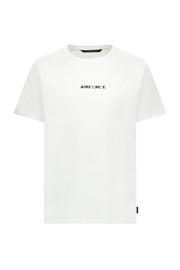 thumbnail: Witte heren Airforce T-shirt van katoen met backprint, korte mouwen en ronde hals