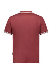 thumbnail: Roze heren Airforce polo van katoen met effen, korte mouwen, klassieke kraag en knoopsluiting