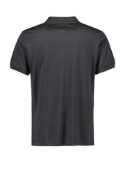 thumbnail: Antraciete heren Airforce polo van katoen met logo dessin, korte mouwen, klassieke kraag en knoopsluiting