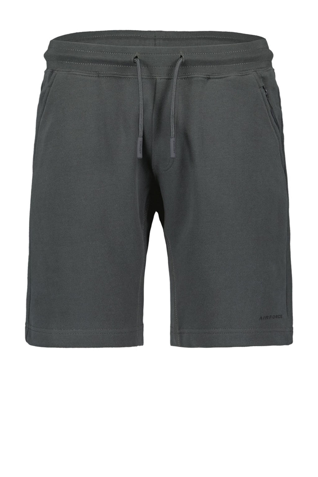 Airforce regular sweatshort antraciet