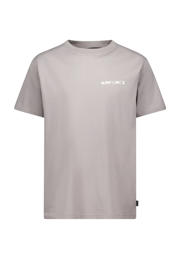 thumbnail: Grijze heren Airforce T-shirt van katoen met backprint, korte mouwen en ronde hals