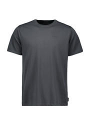 thumbnail: Antraciete heren Airforce t-shirt van katoen met logo dessin, korte mouwen en ronde hals