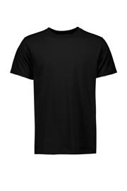 thumbnail: Zwarte heren Airforce t-shirt van katoen met logo dessin, korte mouwen en ronde hals