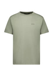 thumbnail: Groene heren Airforce t-shirt van katoen met logo dessin, korte mouwen en ronde hals