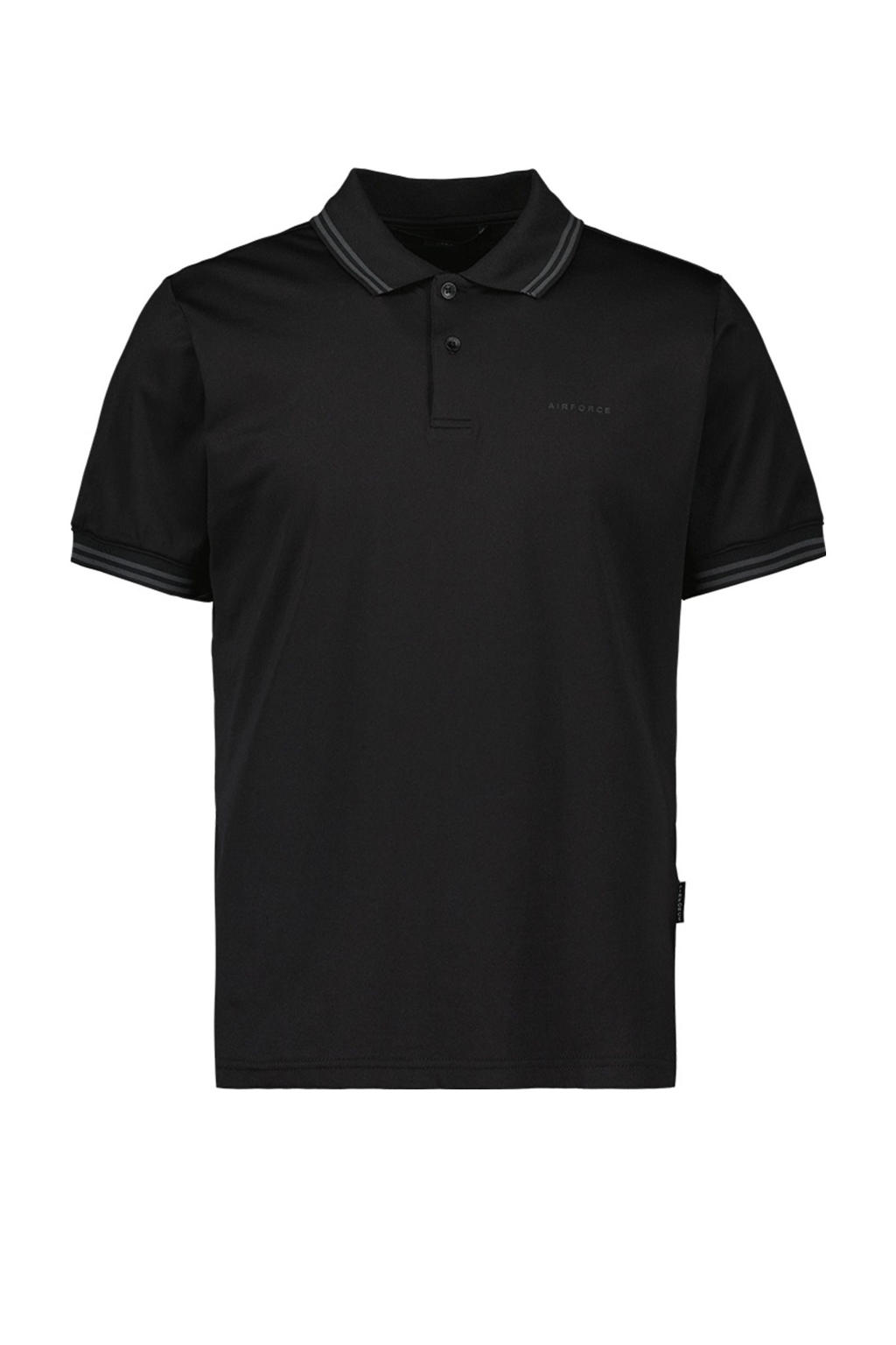 Airforce polo zwart