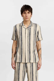 thumbnail: Anerkjendt casual overhemd met textuur beige