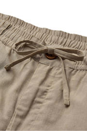 thumbnail: Anerkjendt linnen regular casual short lichtbruin