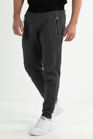   sportbroek Norwood donkergrijs melange