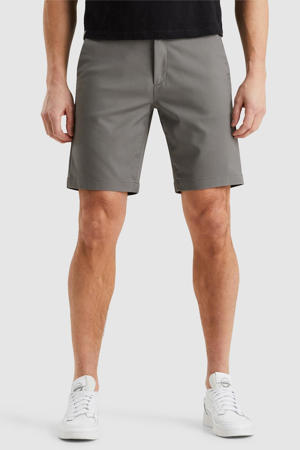 slim chino short grijs
