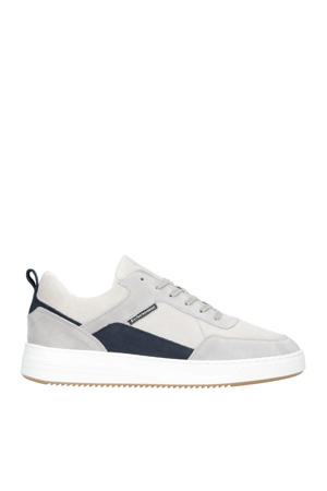 Commuter  suède sneakers grijs/donkerblauw