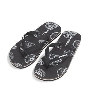   teenslippers zwart