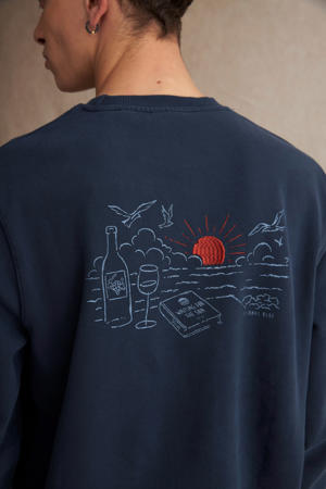 sweater donkerblauw