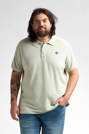 regular polo grijsgroen