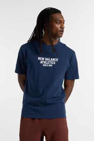 t-shirt donkerblauw/wit