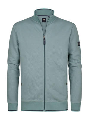 sweatvest blauw