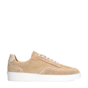   suède sneakers beige