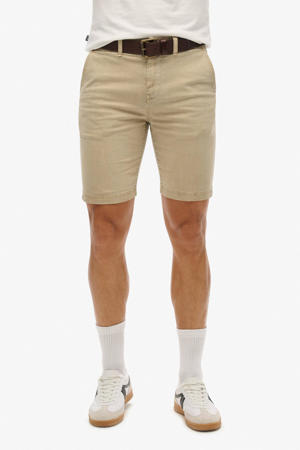 slim chino short beige