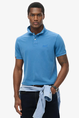 regular polo blauw