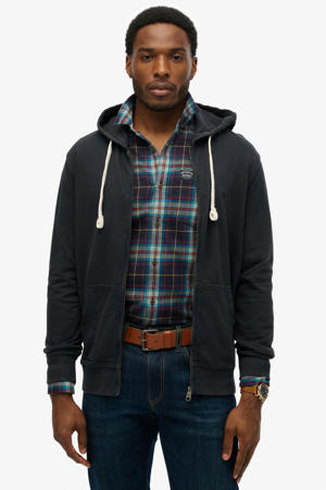 sweatvest donkerblauw