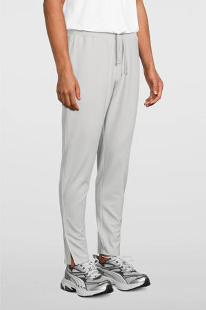 fleece joggingbroek lichtbeige