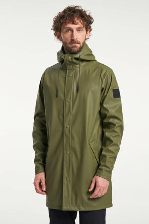regenjas groen