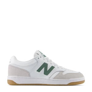 BB480 sneakers wit/groen/lichtgrijs