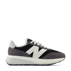 370  sneakers antraciet/zwart/ecru