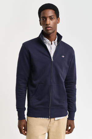 sweatvest donkerblauw