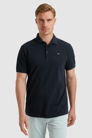regular polo donkerblauw