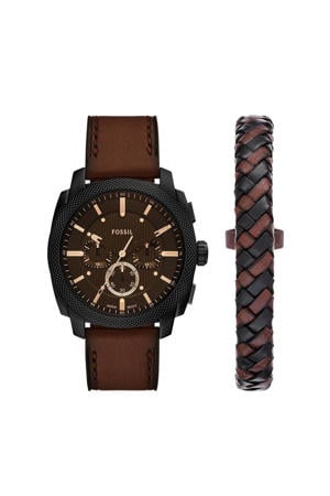 horloge + armband FS6102SET Machine bruin